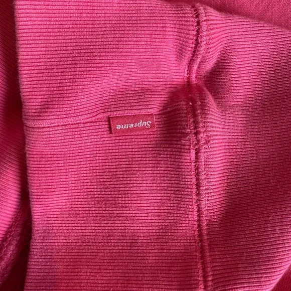 Supreme Hot Pink Hoodie with Green Box Logo - Picture 4 of 7